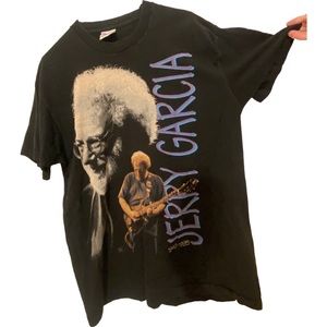 Vintage 90s Liquid Blue Jerry Garcia Shirt